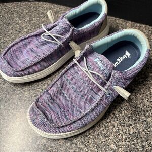 Frogg Toggs‎ Casual Slip On Shoes Women's 8 Purple Knit Comfort Loafer EUR 38